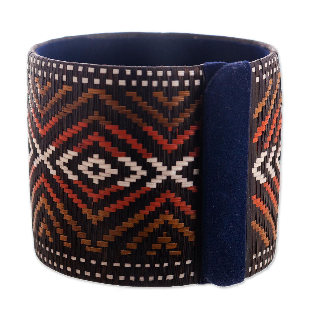 Handwoven Wide Cuff Bracelet - Powerful Source