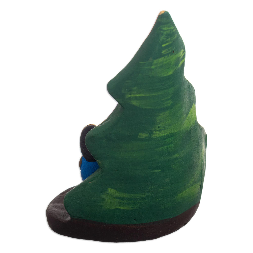 Handcrafted Ceramic Christmas Tree Nativity - Under the Tree