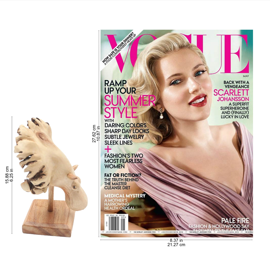 Jempinis Wood Hippo-Themed Statuette - Little Hippo