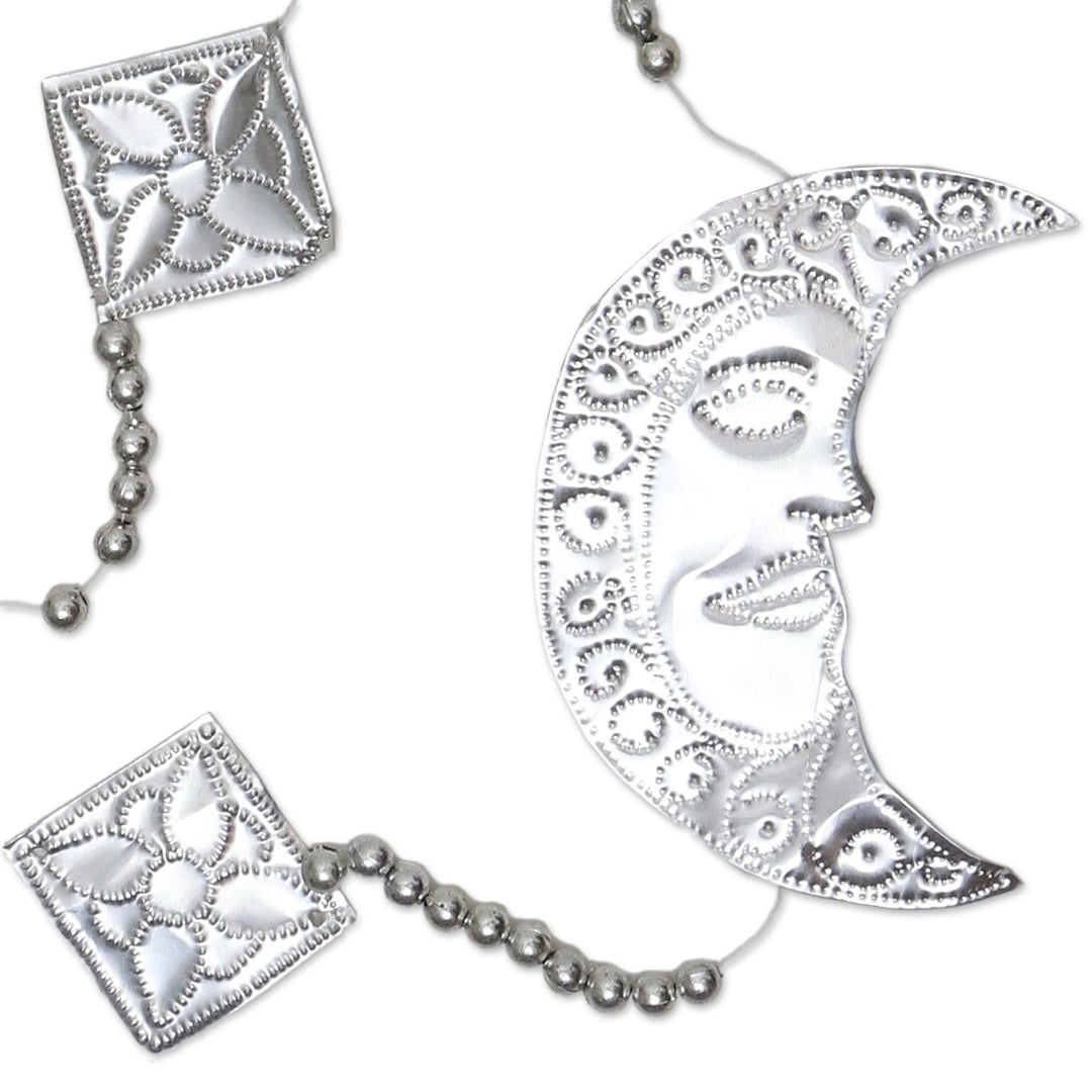Aluminum Crescent Moon Holiday Garland - Holiday Crescent