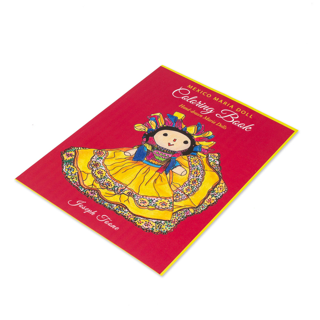 Maria Dolls Adult Coloring Book from Mexico - Mexican Maria Dolls