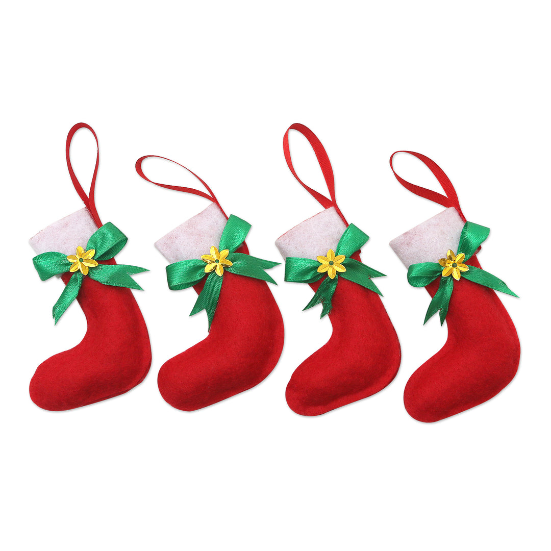 Handcrafted Holiday Ornaments (Set of 4) - Winter Wonder