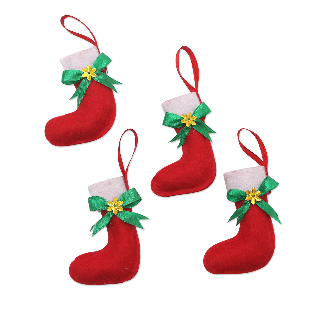 Handcrafted Holiday Ornaments (Set of 4) - Winter Wonder