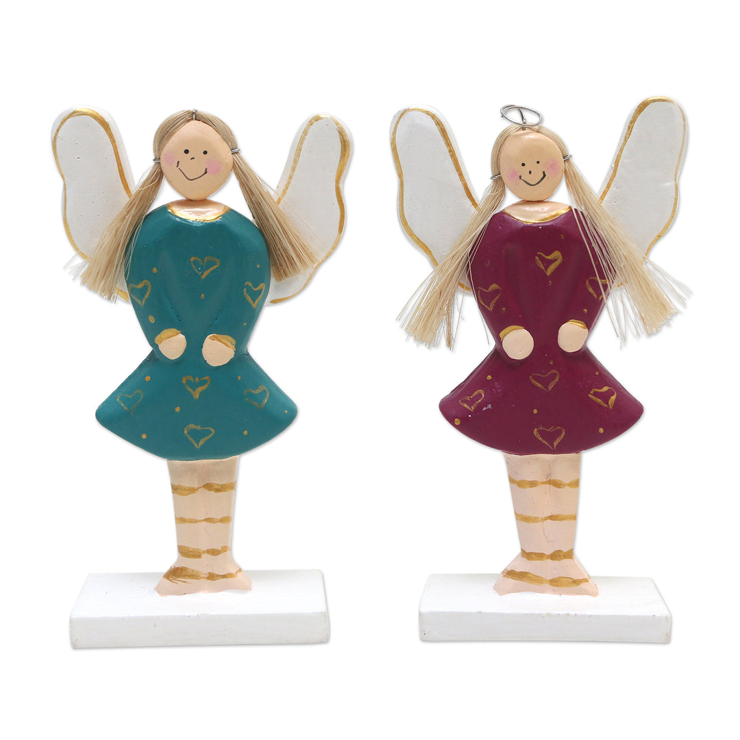 Handmade Balinese Holiday Decor (Pair) - Holiday Happiness