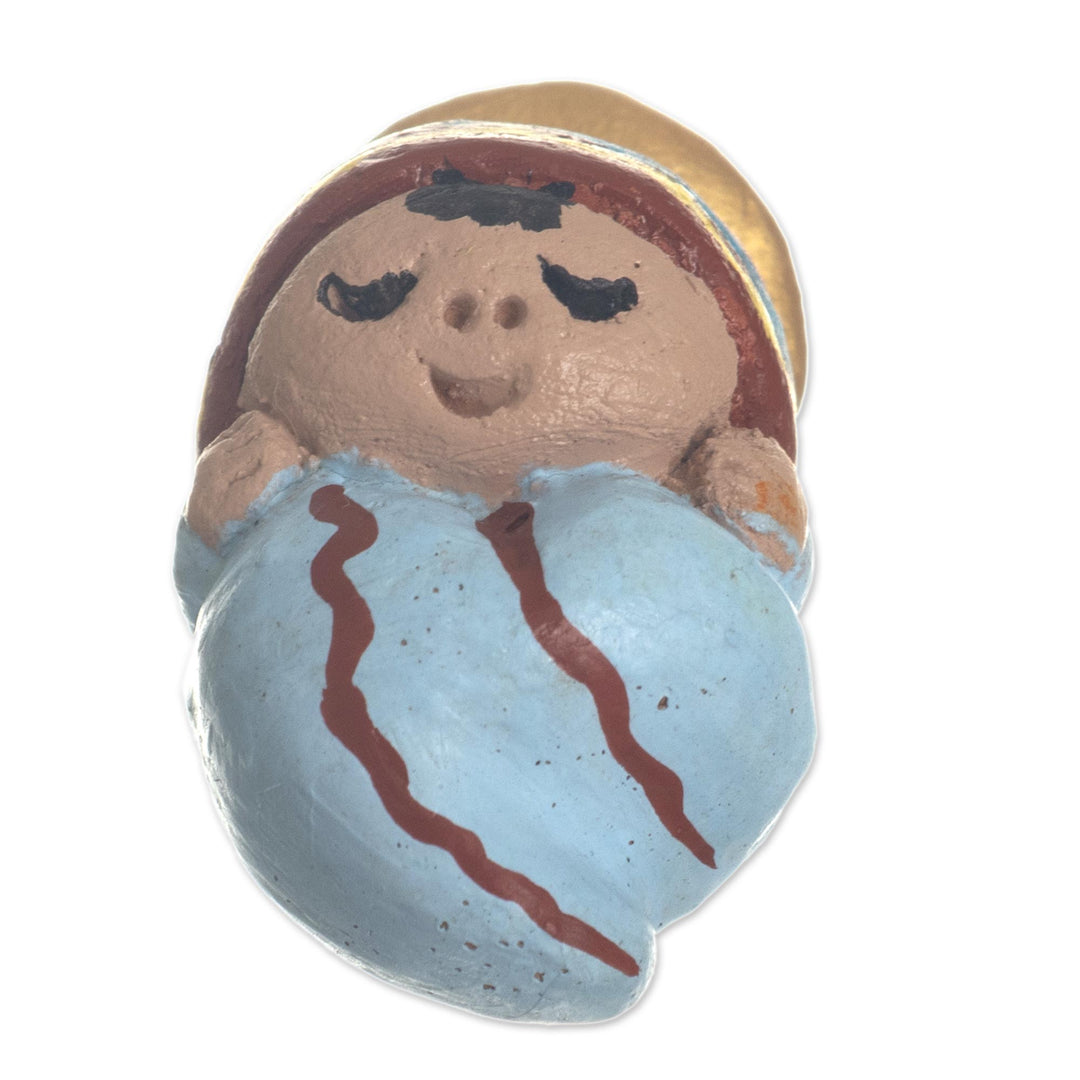 Artisan Crafted Ceramic Nativity Scene (5 Pieces) - Born in the Andes