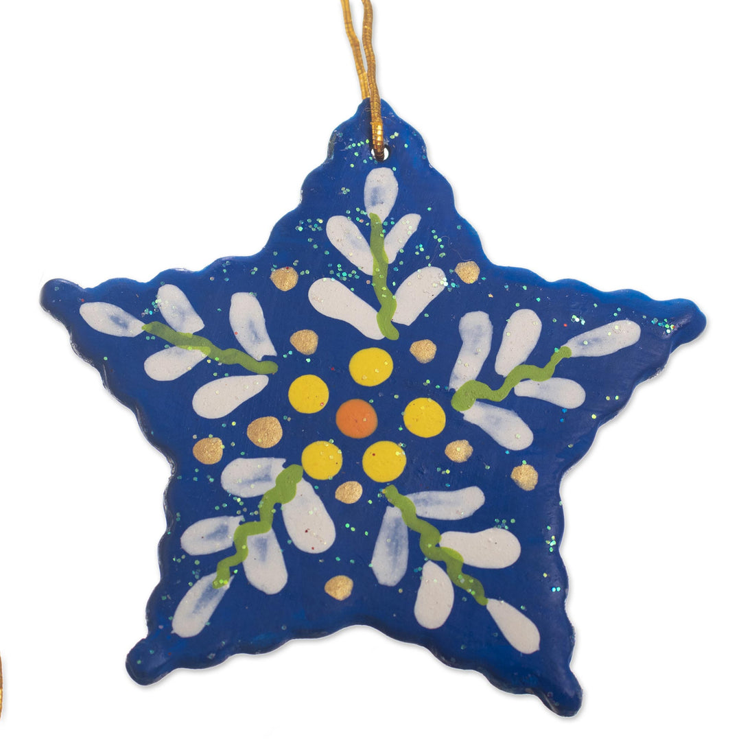 Handmade Star Christmas Ornaments (Set of 6) - Ayacucho Stars