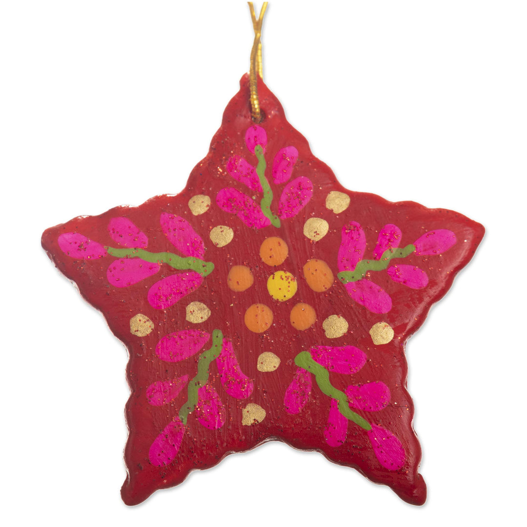 Handmade Star Christmas Ornaments (Set of 6) - Ayacucho Stars