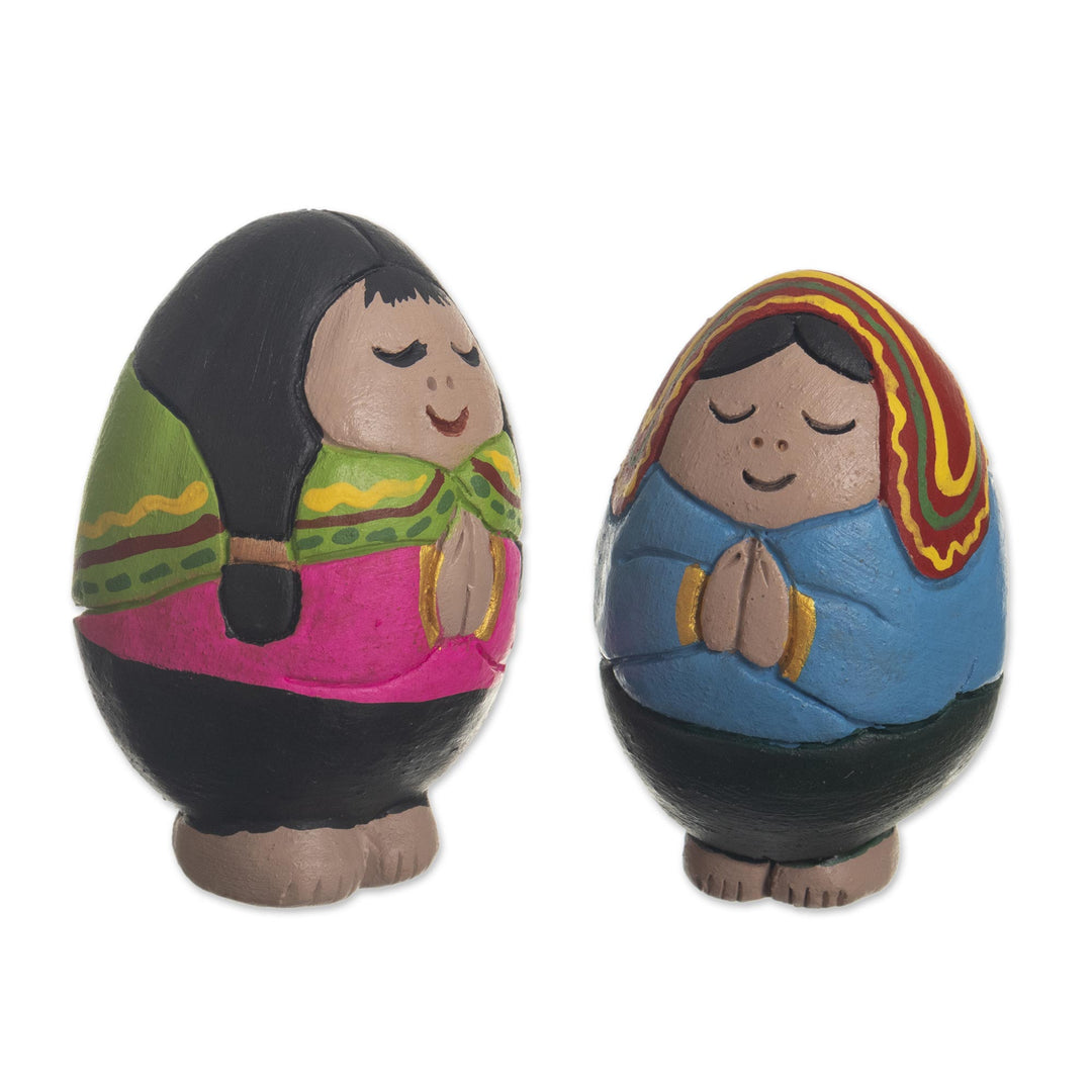 Handmade Nativity Scene from Peru (7 Pieces) - Eggcellent Christmas
