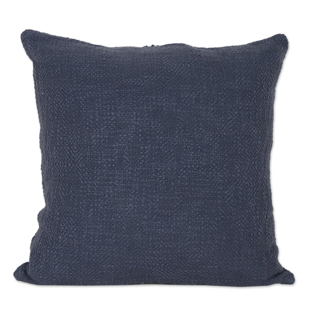 Cadet Blue Cotton Cushion Covers (Set of 4) - Blue Clouds