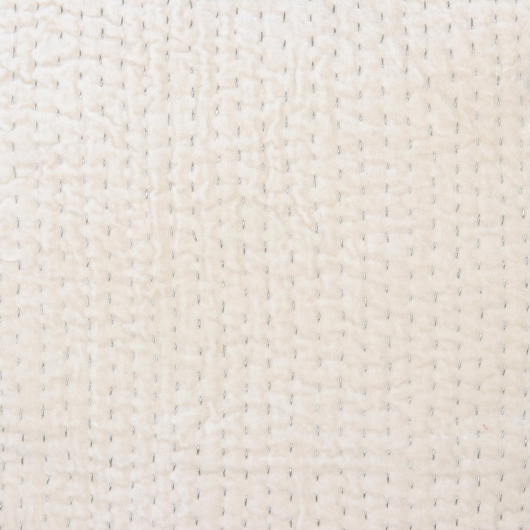 Faux Velvet Ivory Cushion Covers (Pair) - First Snow