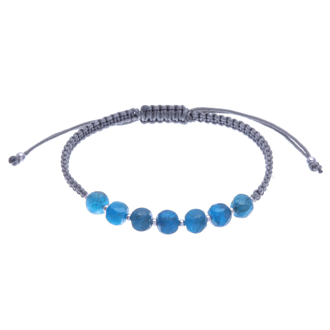 Macrame Apatite Pendant Bracelet - Play it Cool