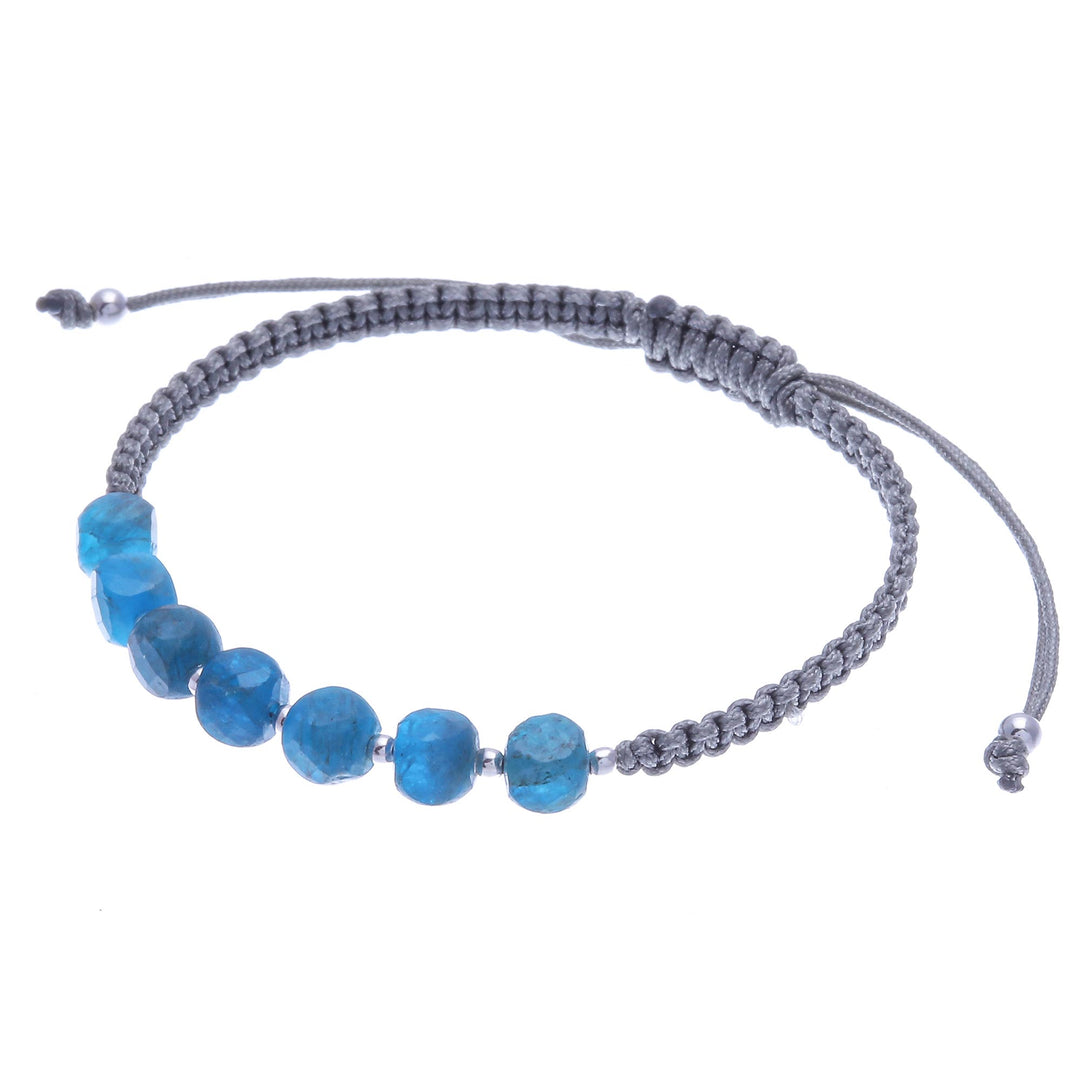 Macrame Apatite Pendant Bracelet - Play it Cool