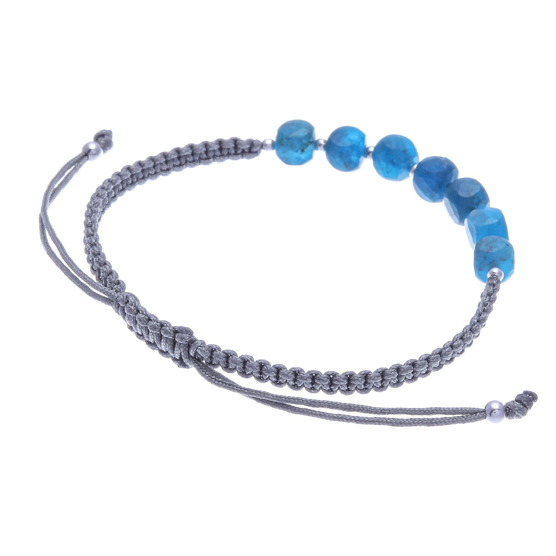 Macrame Apatite Pendant Bracelet - Play it Cool