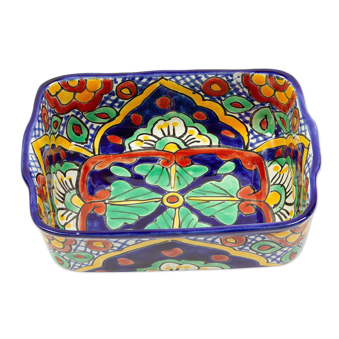 Artisan Crafted Ceramic Casserole Dish (30 Ounce) - Hidalgo Fiesta