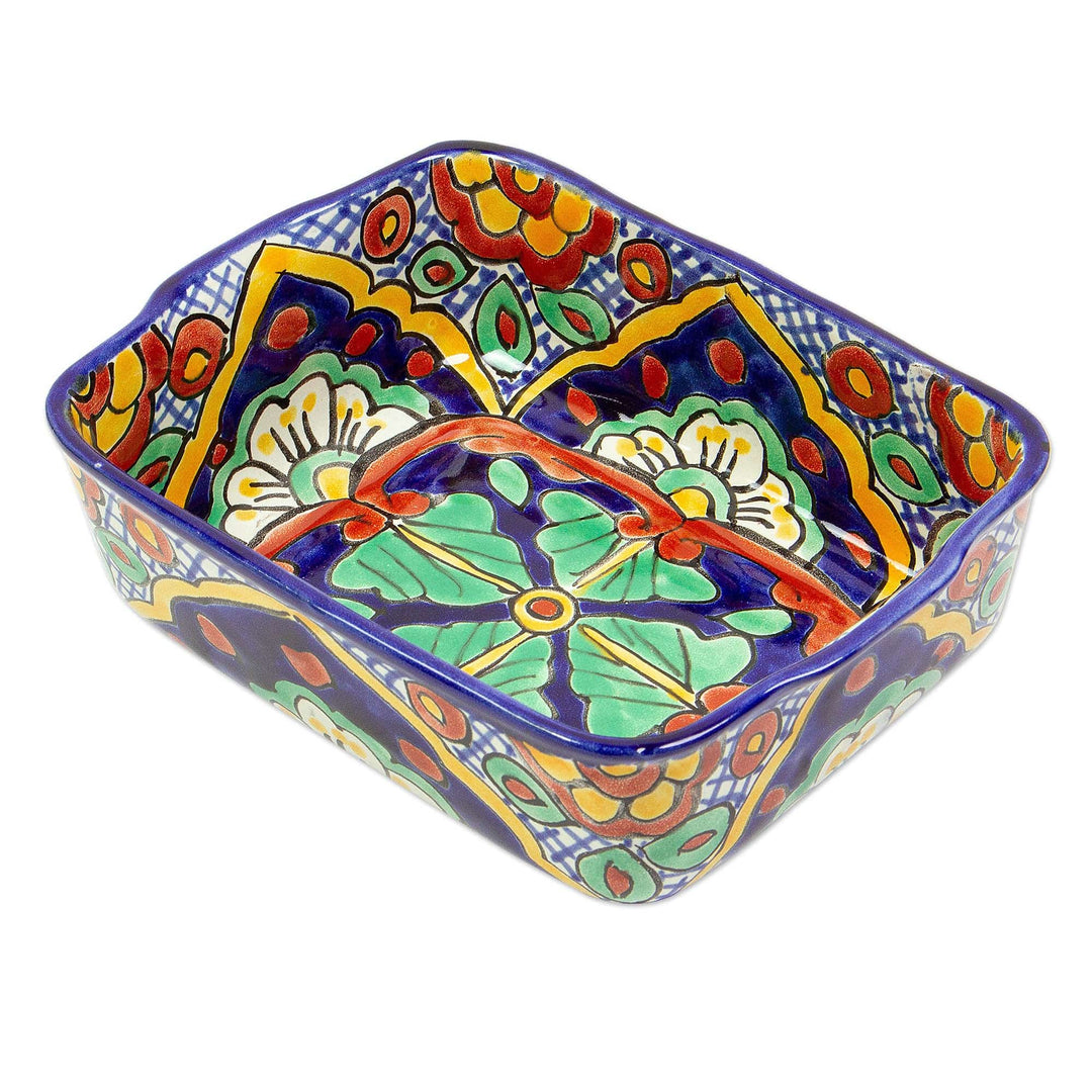 Artisan Crafted Ceramic Casserole Dish (30 Ounce) - Hidalgo Fiesta