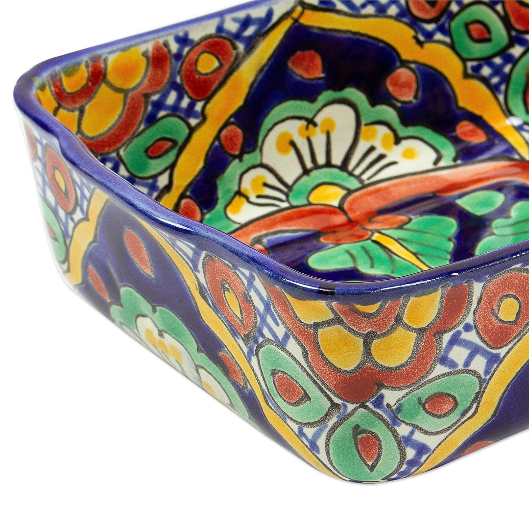 Artisan Crafted Ceramic Casserole Dish (30 Ounce) - Hidalgo Fiesta