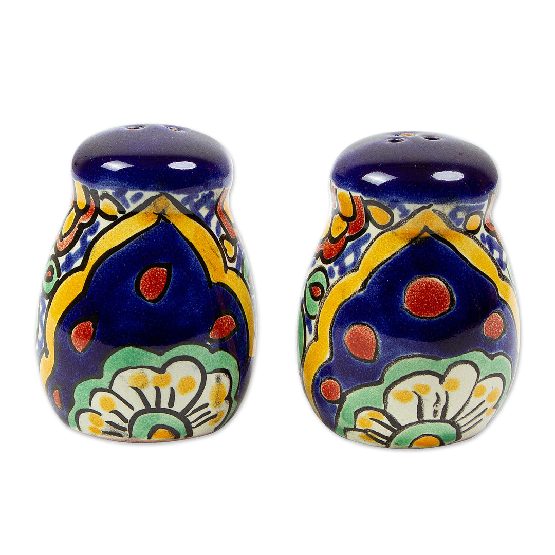 Multicolored Ceramic Salt and Pepper Set (Pair) - Hidalgo Fiesta
