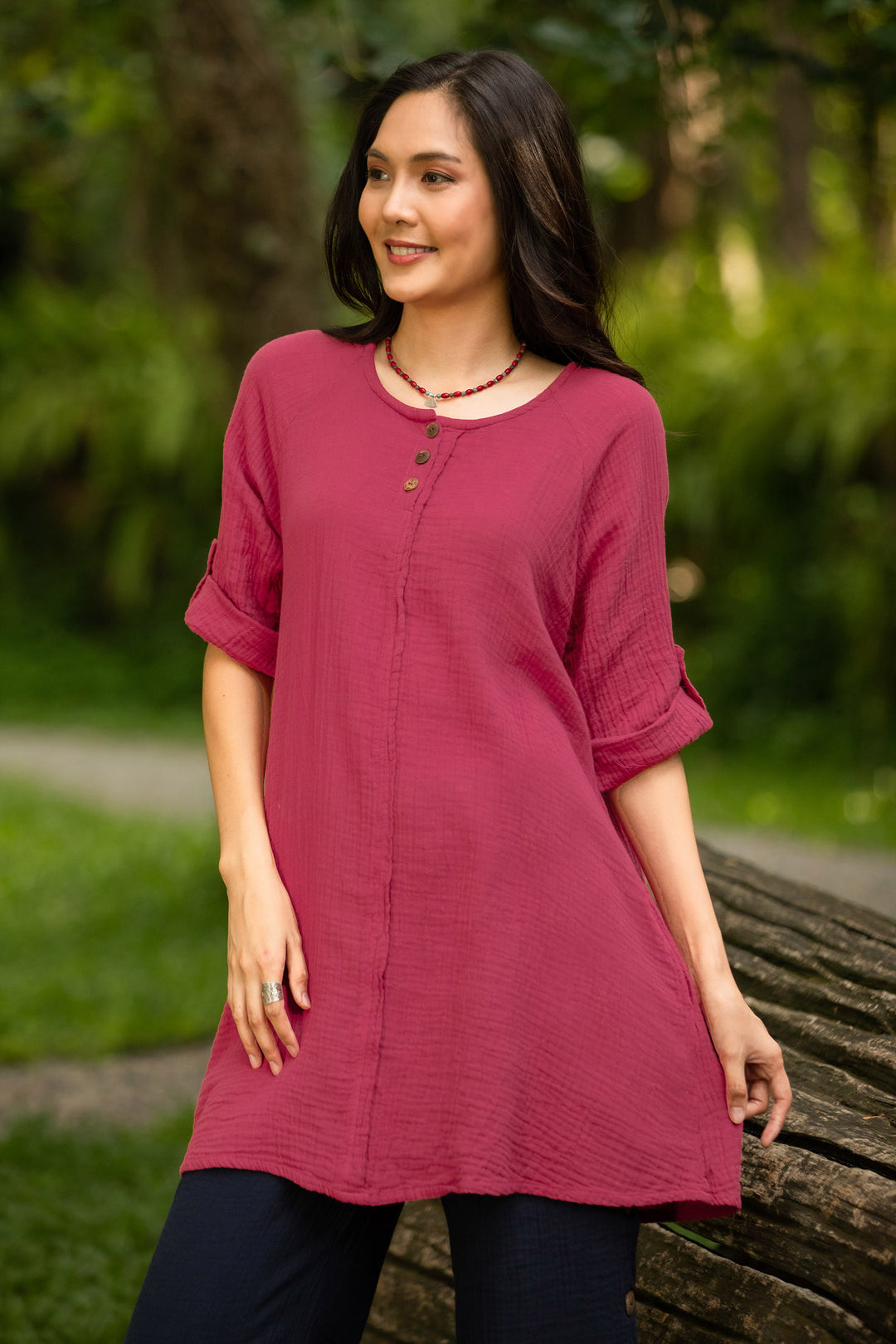 Fresh Breeze in Raspberry
