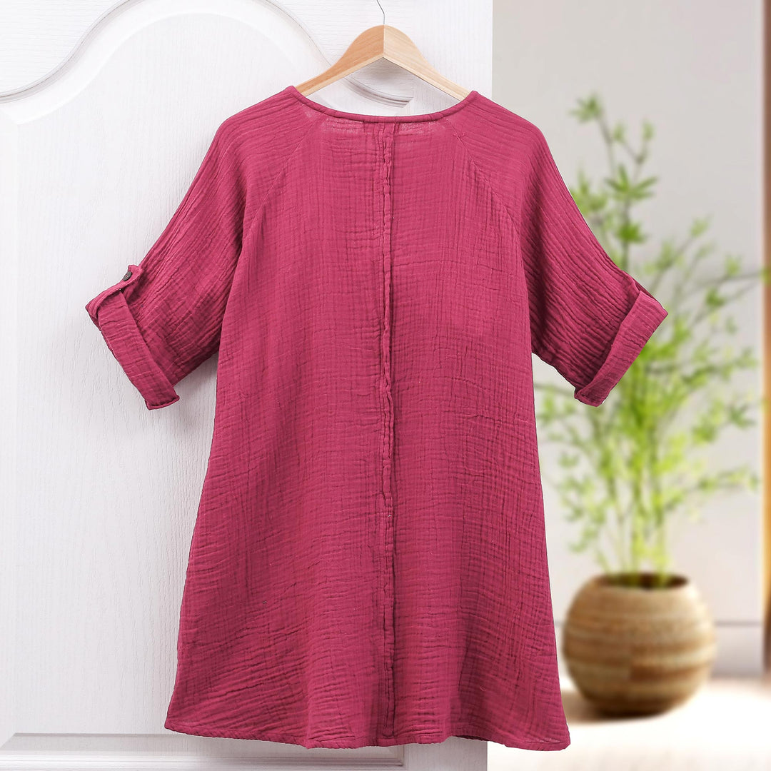 Fresh Breeze in Raspberry