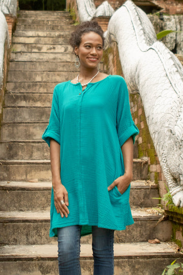 Fresh Breeze in Sea Green