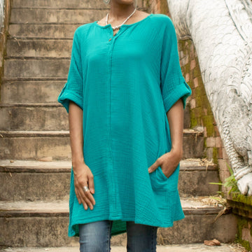 Fresh Breeze in Sea Green