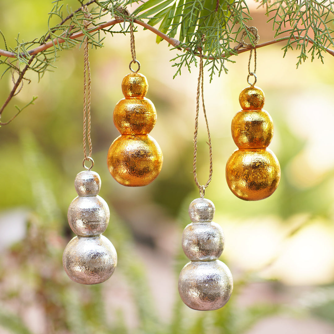 Shimmering Snowmen