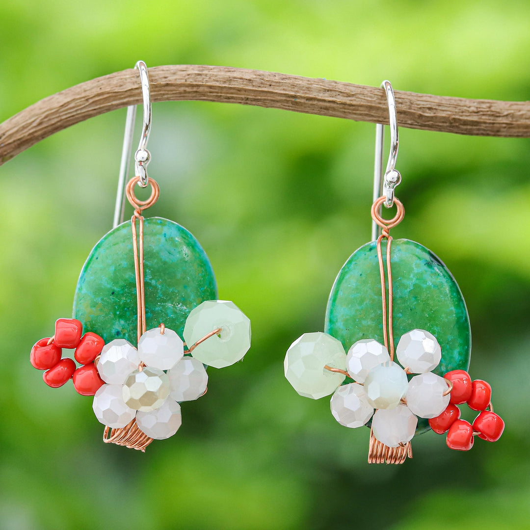 Garden Bliss in Teal