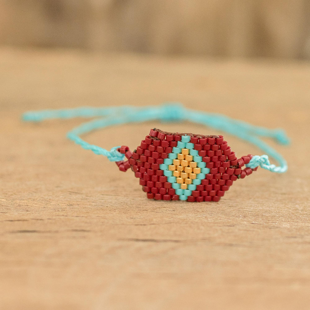 Russet and Blue Diamond