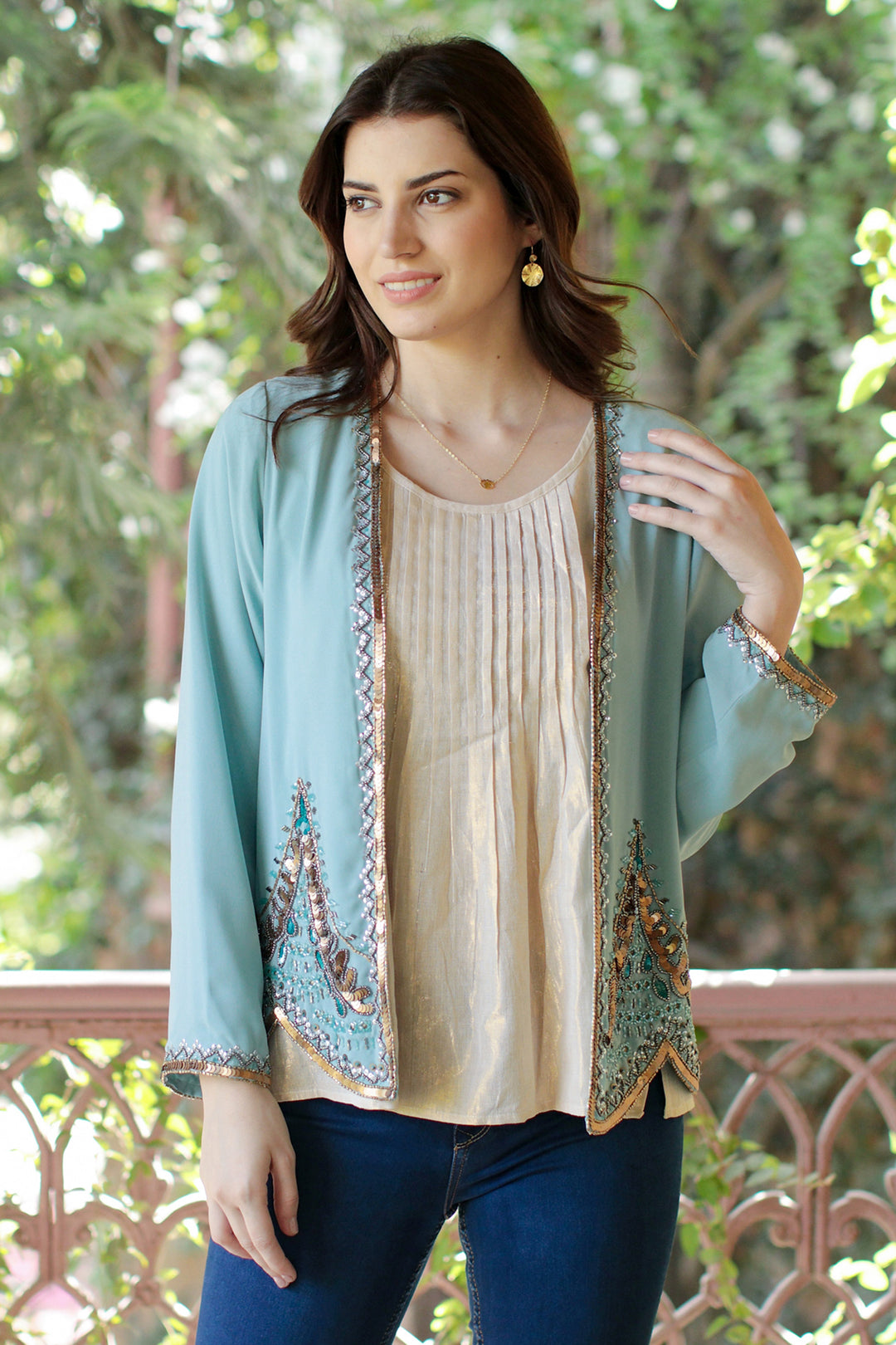 Glitz and Glamour in Aqua