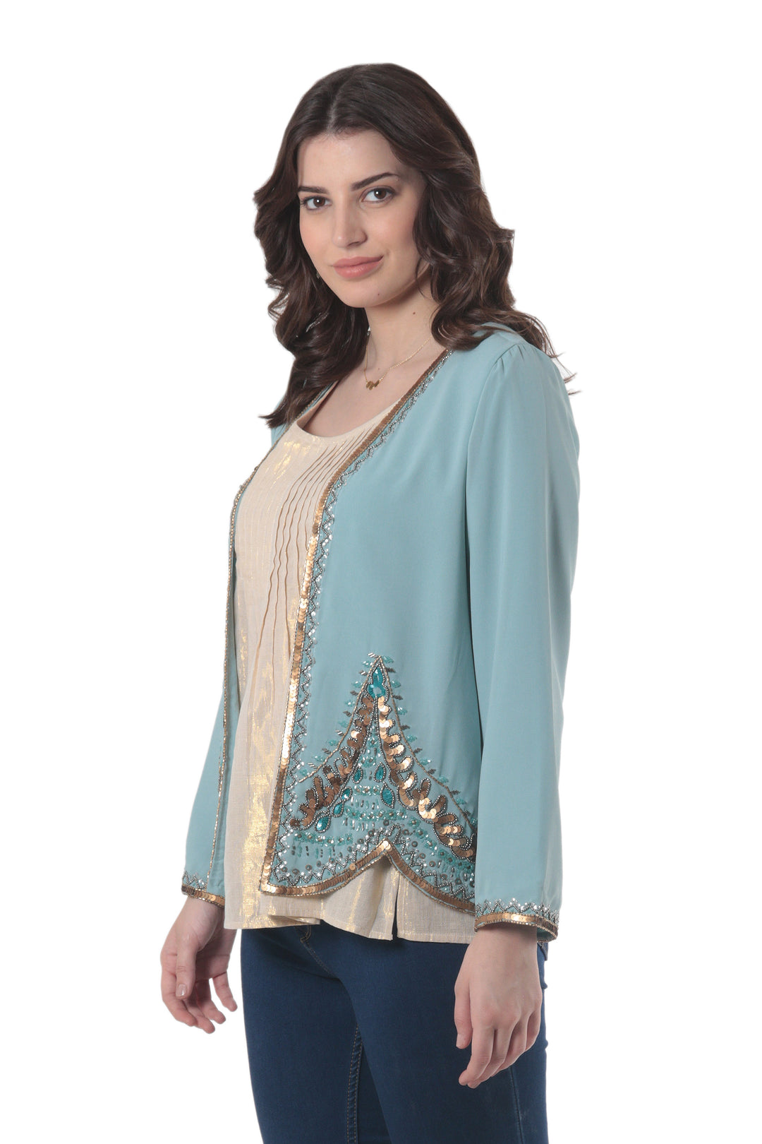 Glitz and Glamour in Aqua
