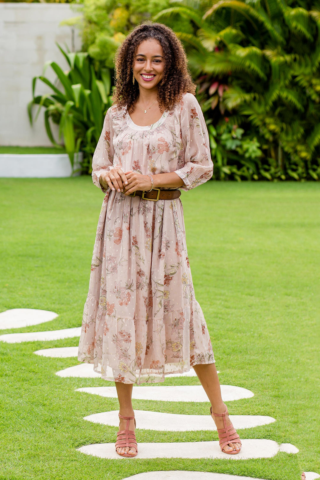 Romantic Revival in Pale Peach