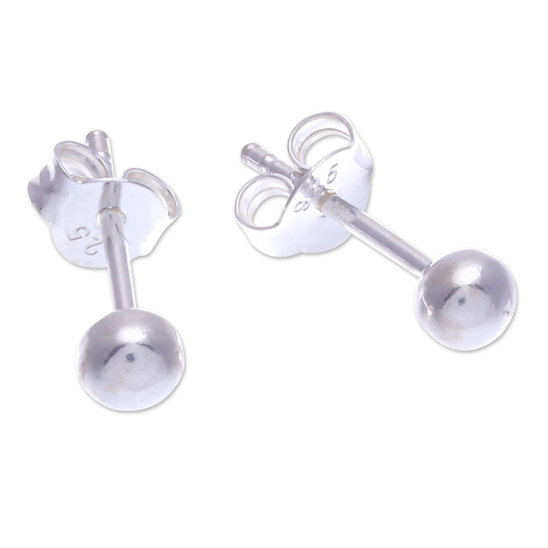 Hand Made Sterling Silver Stud Earrings (Set of 3) - Fantasy Life