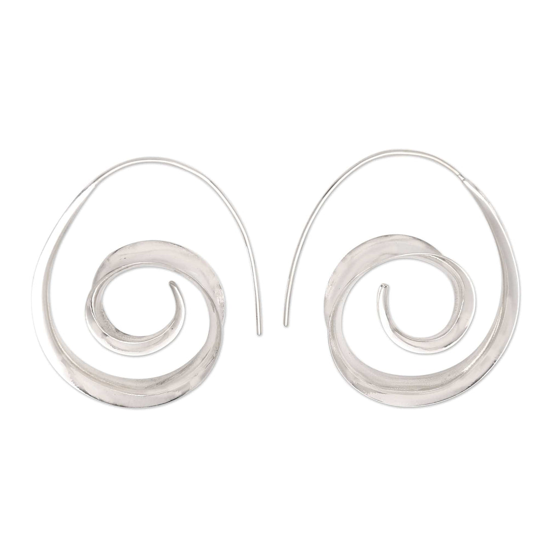 Hand Made Sterling Silver Drop Earrings - Amusement Park
