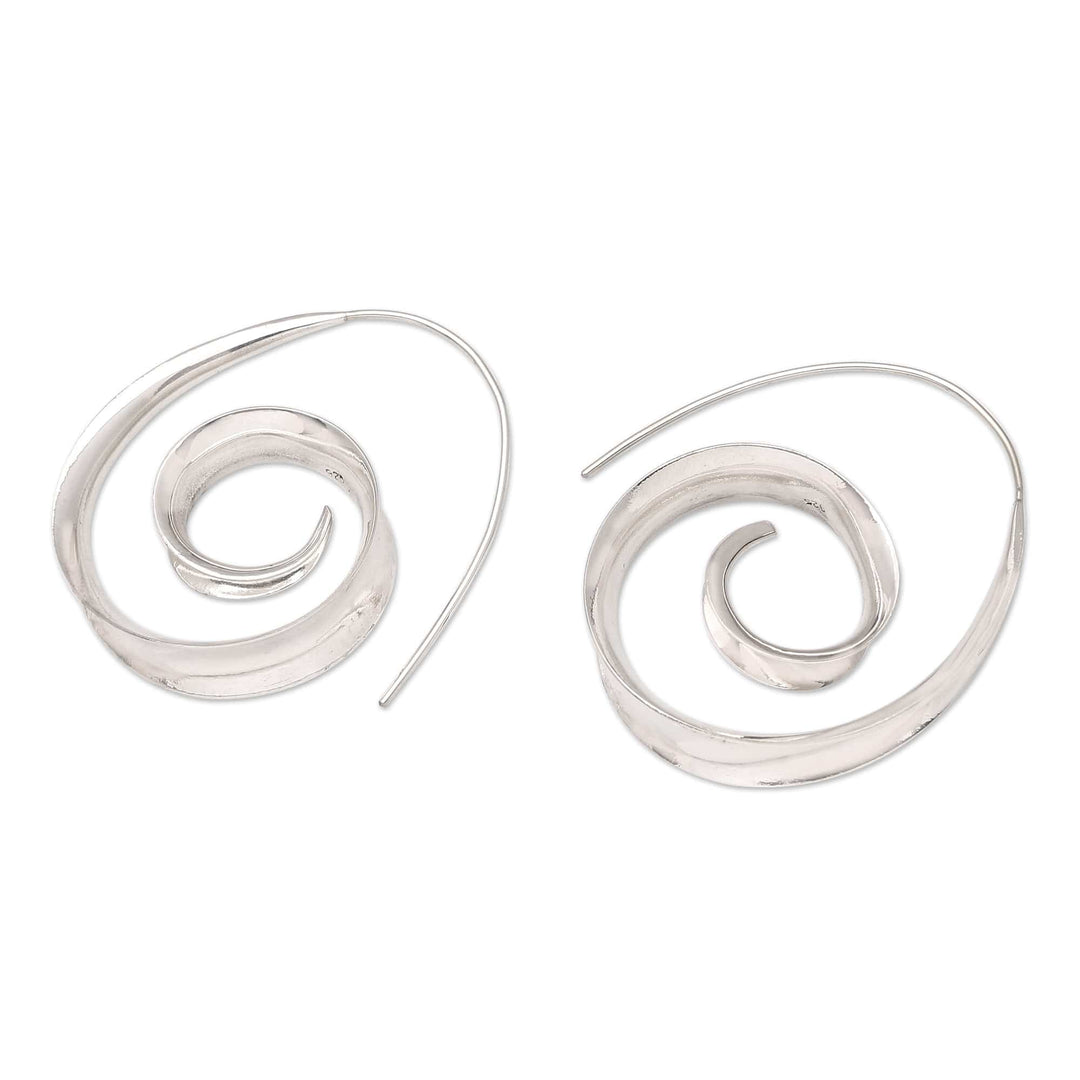 Hand Made Sterling Silver Drop Earrings - Amusement Park