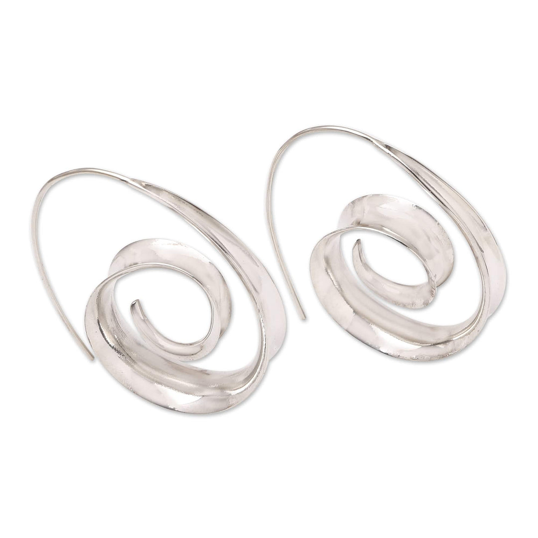 Hand Made Sterling Silver Drop Earrings - Amusement Park