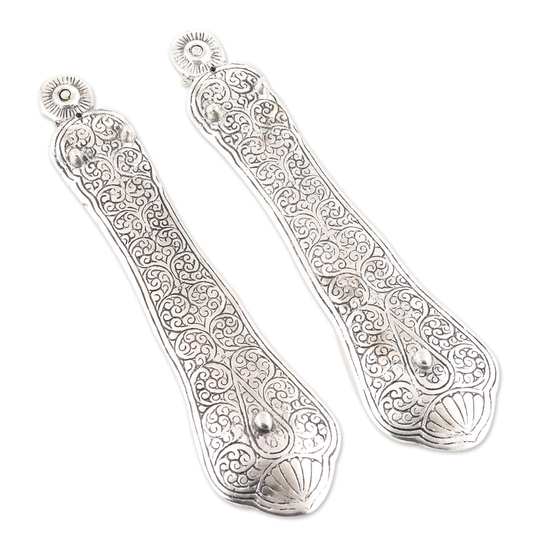 Ornate Aluminum Incense Holders (Pair) - Ganesha Guardian