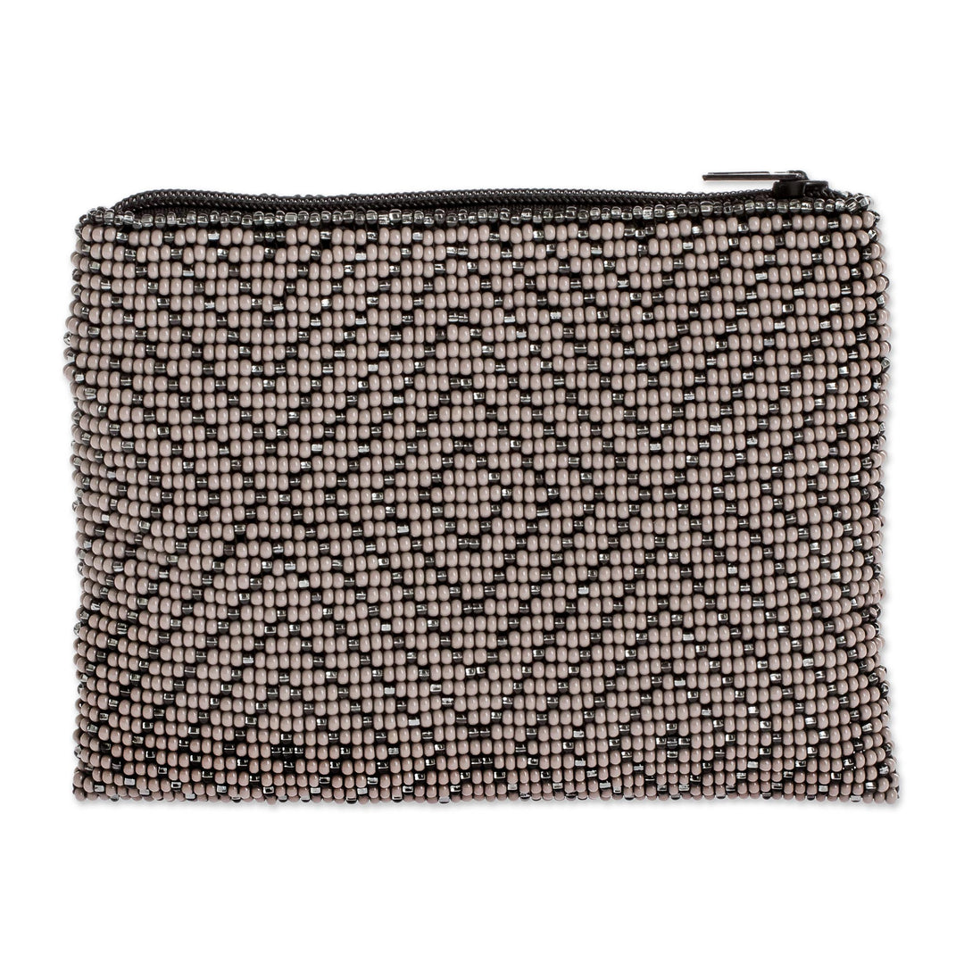 Artisan Crafted Bead Covered Coin Purse - Panabaj Diamonds