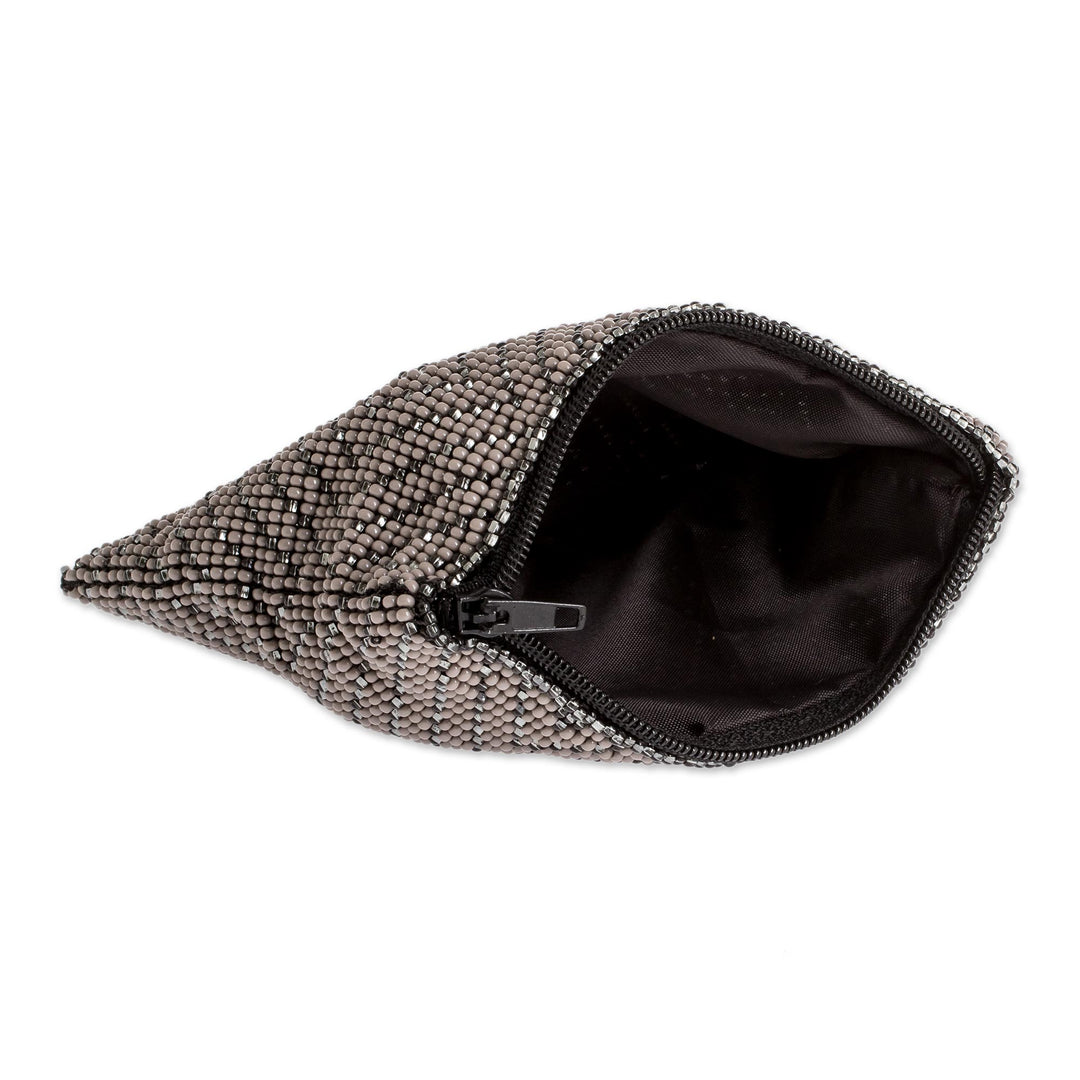 Artisan Crafted Bead Covered Coin Purse - Panabaj Diamonds