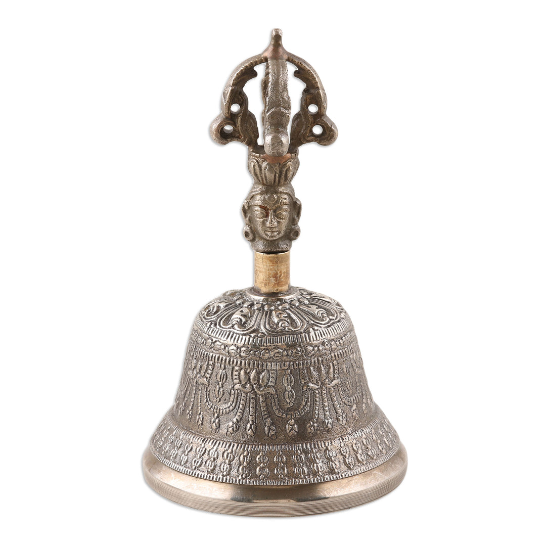 Handmade Decorative Brass Bell from India - Ring True