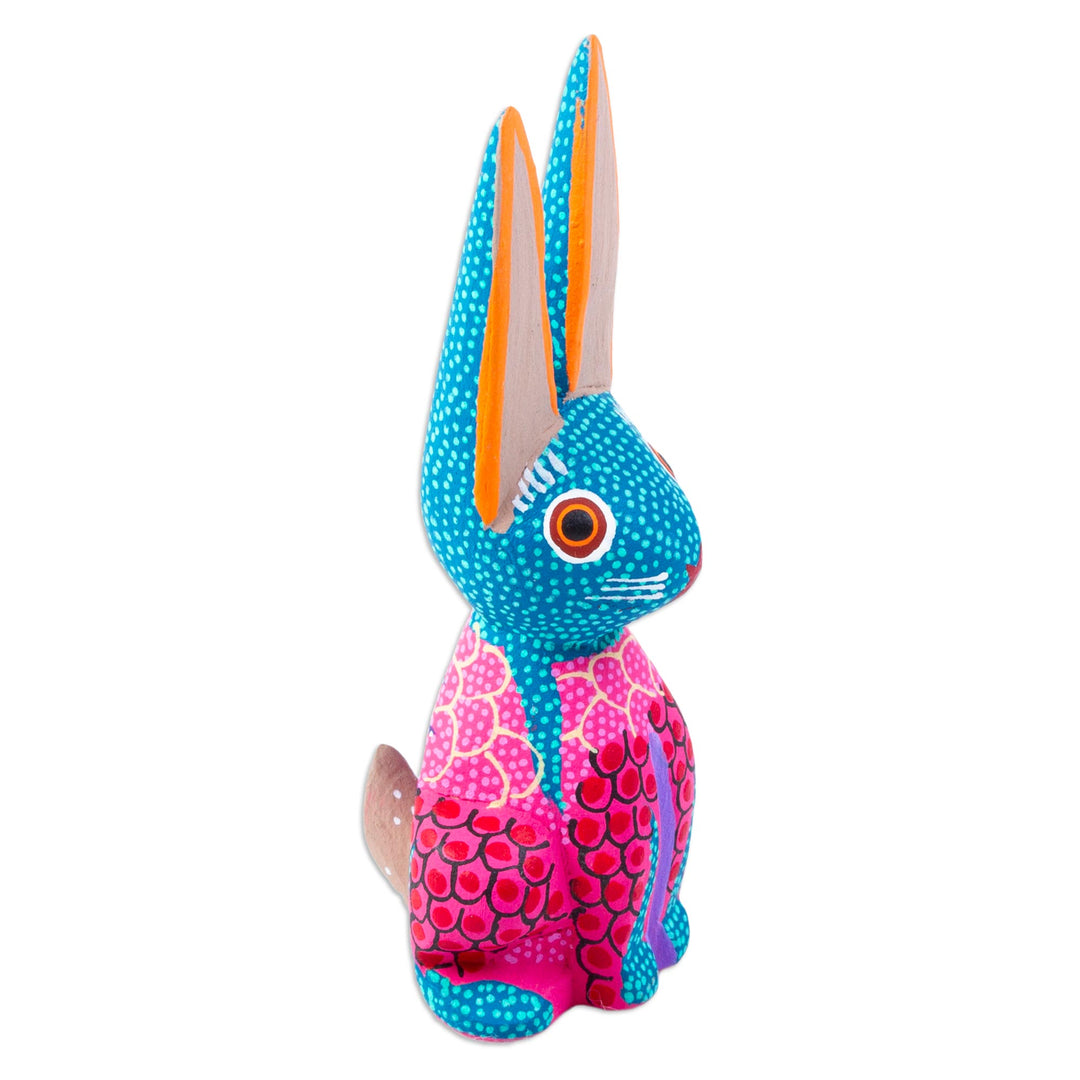 Artisan Crafted Alebrije Figurine from Mexico - Oaxacan Bunny