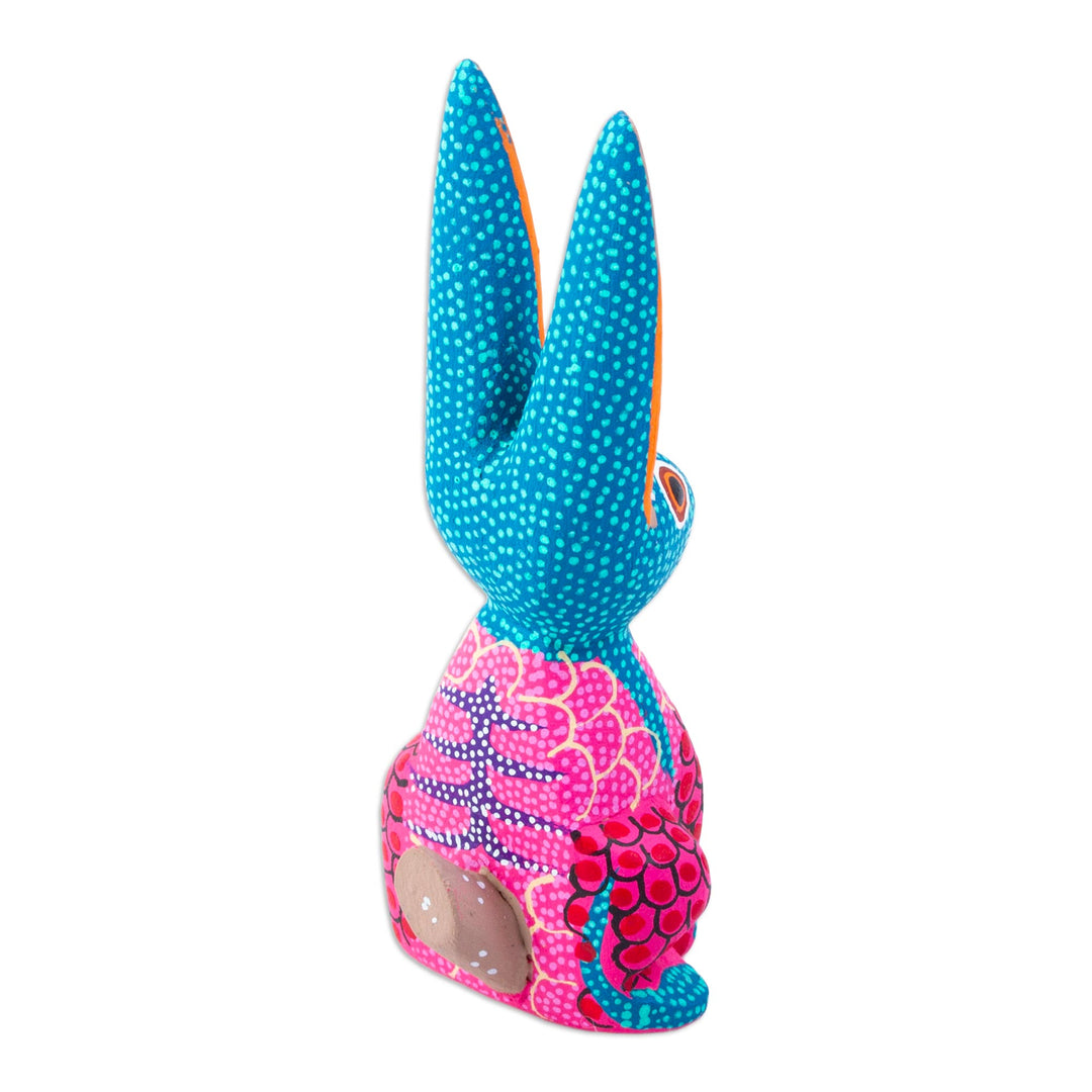 Artisan Crafted Alebrije Figurine from Mexico - Oaxacan Bunny
