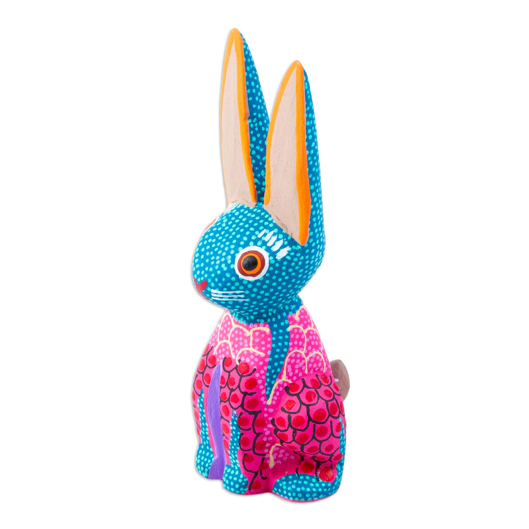 Artisan Crafted Alebrije Figurine from Mexico - Oaxacan Bunny