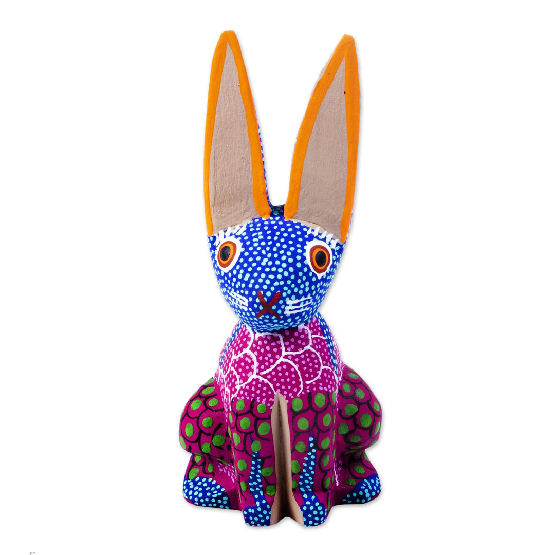 Handmade Alebrije Rabbit from Mexico - Crazy Bunny