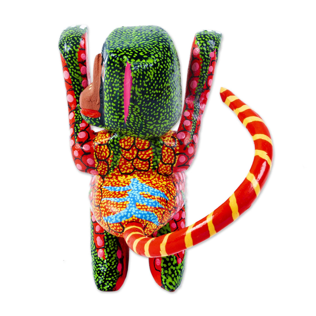 Handmade Animal Alebrije Figurine - Crazy Monkey