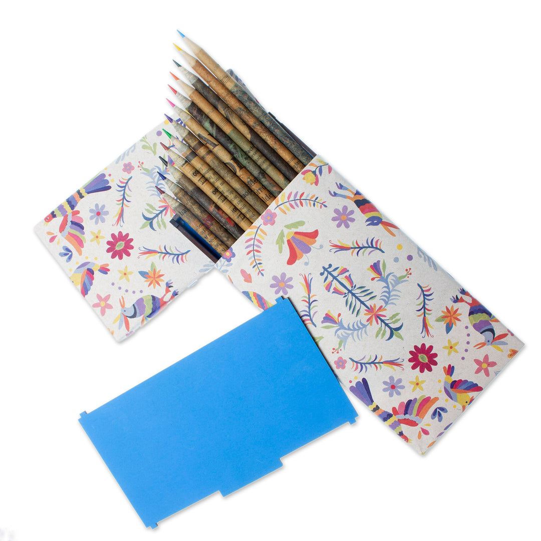 Eco-Friendly Boxed Colored Pencil Set (Set of 12) - Color My World