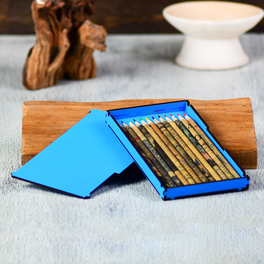 Eco-Friendly Boxed Colored Pencil Set (Set of 12) - Color My World