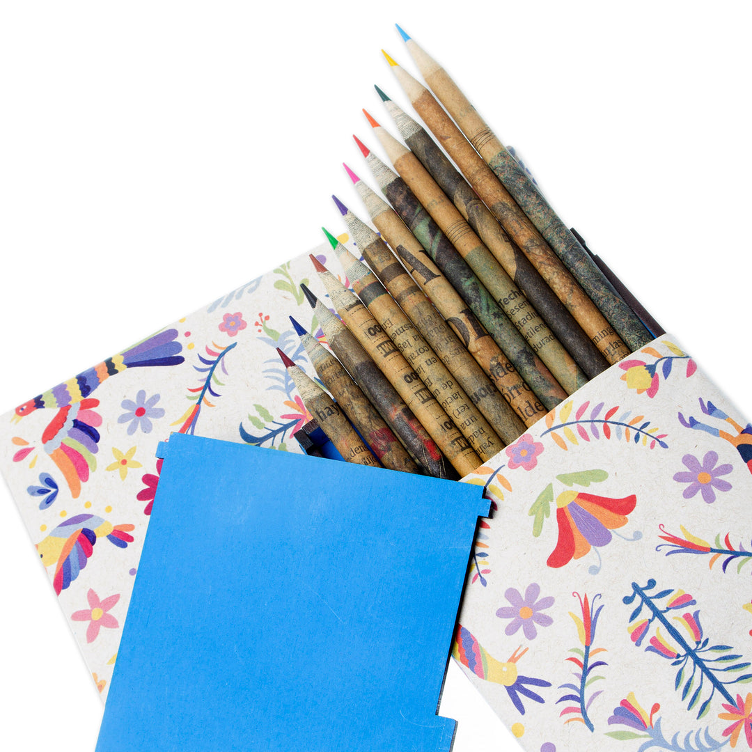 Eco-Friendly Boxed Colored Pencil Set (Set of 12) - Color My World