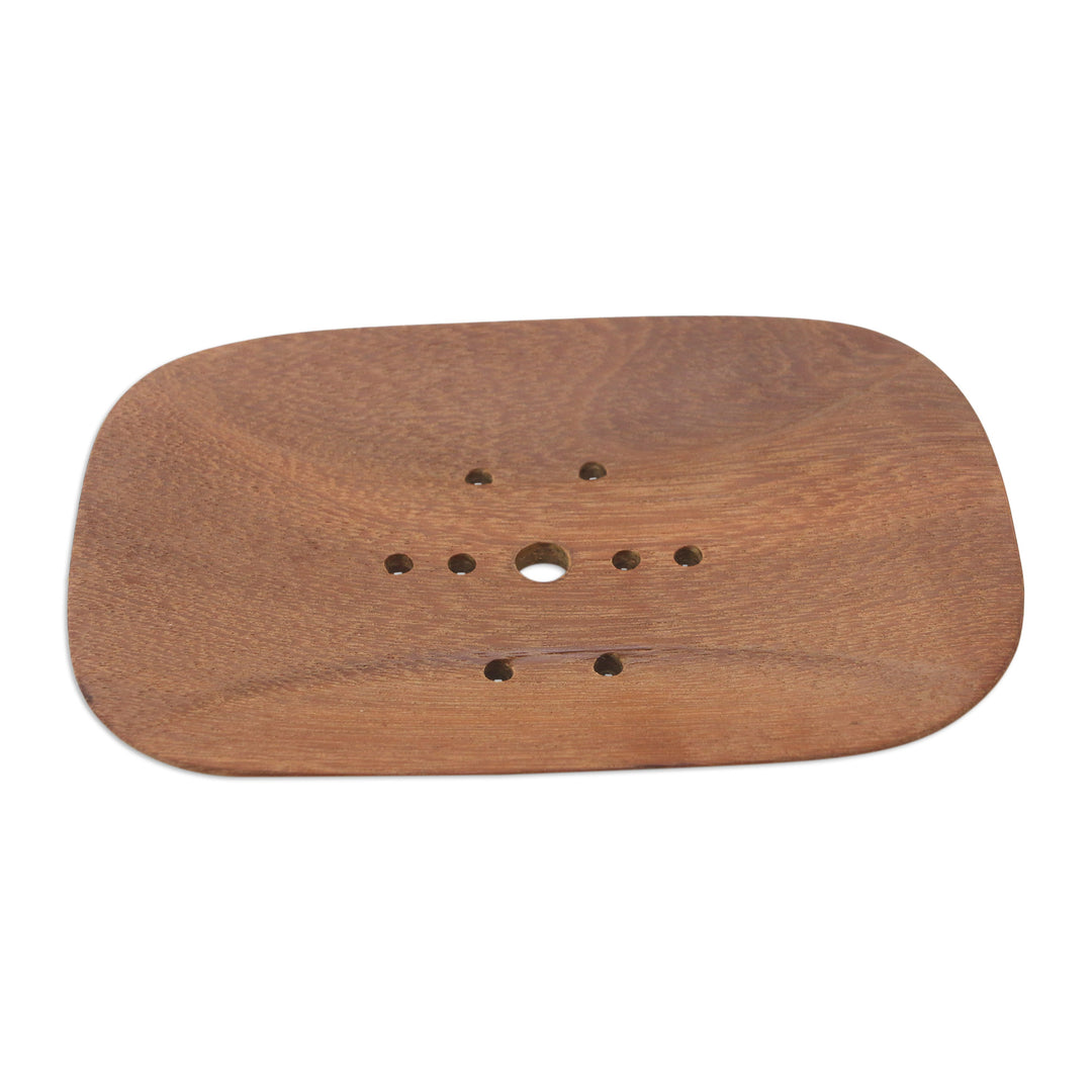 Reclaimed Wood Soap Dish from Bali - Naturally Clean