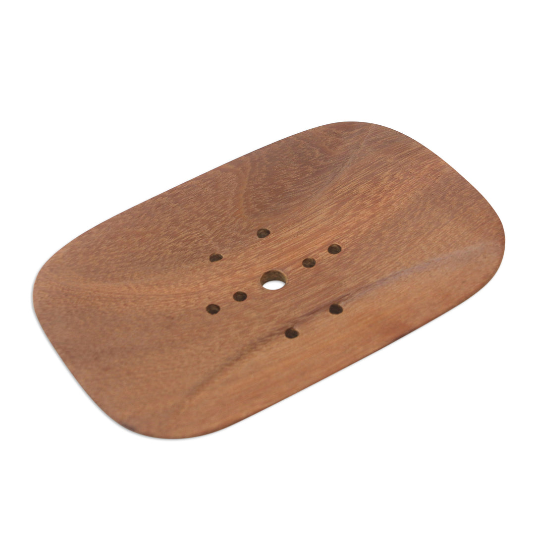 Reclaimed Wood Soap Dish from Bali - Naturally Clean