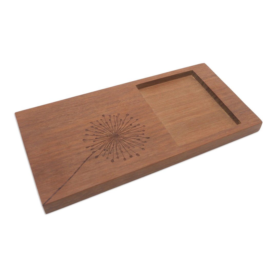 Eco-Friendly Ironwood Beverage Tray - Wishful Thinking